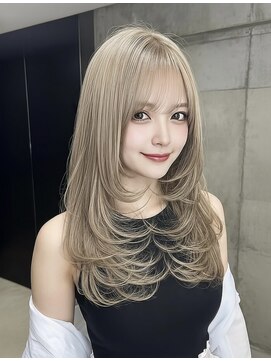 ホープ(hope) レイヤー/顔まわりレイヤー/ミルクティーベージュ