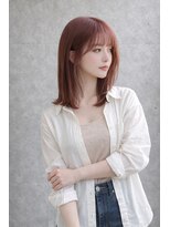 アグ ヘアー ロジェット 松本桐店(Agu hair rojet)&nbsp;外はねボブ×ピンクブラウン