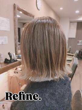 リファイン 立花店(Refine.) 切りっぱなしボブ