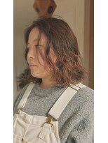 グーム(goom.) 春こそパーマ!暗髪でも垢抜けるニュアンスパーマ×レイヤー