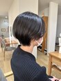 ブランチニコ(Branch nico) まとまりのいいショートボブ。首元すっきり小顔シルエットが◎