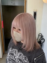 シールドヘアー 沖縄 新都心(C'LD Hair) ピンクカラー/那覇美容室/新都心美容室
