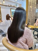 ロンドアベニール 北千住(Lond avenir)&nbsp;結べるレイヤーカット/グレージュブラウン/韓国巻き/顔周り