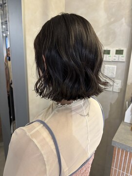 フィエルウメダ(Fier umeda) パーマ風Bob◎32ミリコテでスタイリング♪