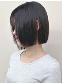 ＊ミニボブ切りっぱなしボブ耳かけボブ大人ボブ顎ラインボブディ