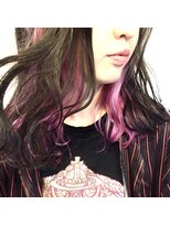 プランクスター(prankster)&nbsp;[prankster]インナーカラー ベイビーピンクのロングスタイル