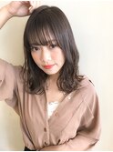 可愛が詰まったシースルーセミディ
