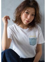 ラブ アンド ヘア ロコ(Love&Hair Loco)&nbsp;夏のミディアムボブでこなれたサマーガール