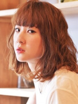 ロータス ヘアデザイン(LOTUS hair design.) ザックリ乾かしただけでなんだかサマになる、ほつれ風パーマ