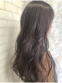 【Zina札幌】フリンジウェーブ前髪大人かわいいココアブラウン