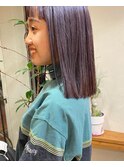 straight bob × sheer lavender