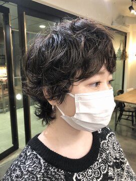 デヴェロペ(Devellope.) 【Devellope.】千葉担当 ショートウルフ リアルパーマスタイル