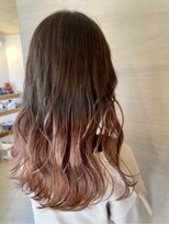 ヘアアンドスパ リコ(Hair&Spa Rico By LikkleMore)&nbsp;ツートーンピンク|ベージュピンク/ハイトーンカラー