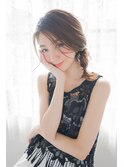 ☆月曜営業☆ojiko.大人可愛いルーズヘア【サイドねじり編み】