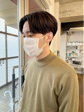 バイフィフス 原宿/表参道(by fifth) センターパート/ツーブロ刈り上げ/ニュアンスパーマ