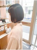 顎ライン 丸みボブ 【横浜】
