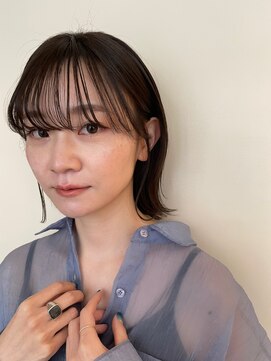 ヘアサロン トラヴィス(hair salon Travis) うざバング×濡れ髪ボブ