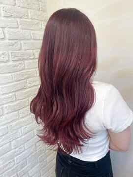 アンククロス 表参道(ANKH CROSS) エクステ100枚ボルドーロング