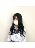 /プルエクステ/黒髪/韓国
