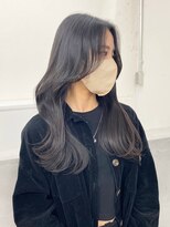 ノク 渋谷(nok)&nbsp;フェイスレイヤーカット_ミニウルフチェリーブラウン