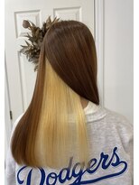 サロンドノア(Salon de NoA)&nbsp;ロングヘア×インナーブリーチ