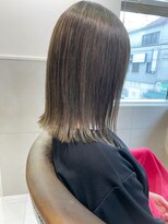 バブ バイネオリーブ(Bab by neolive)&nbsp;白髪ぼかしハイライト☆切りっぱなしボブ