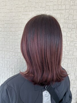 テラスヘア 新潟駅南(TERRACE hair) オイルカラーで艶髪ピンクブラウン