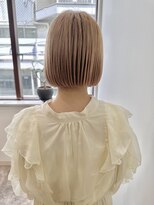 インビテーション 名古屋(invitation)&nbsp;◎ミニボブ/ブリーチベージュ