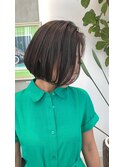 ナチュラルヘルシーな抜け感ボブ