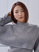 シーン(SCENE)&nbsp;大人ショートボブ　艶感　耳掛け　20代30代【天神/今泉】