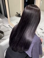 ザックギンザ(ZACC ginza)&nbsp;ツヤサラ縮毛矯正/ラベンダーグレージュ