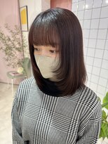 シロコウベ(shiro.kobe)&nbsp;・Deep red × face layer Style・