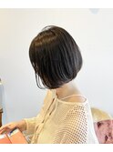 グレージュショートボブ