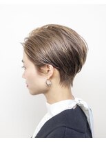 ルプラ ガーデン(le-pla garden) ベージュカラー#ダブルカラー#ショートカット#ケアブリーチ