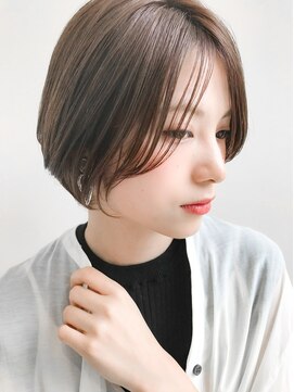 ネイロ 錦糸町(NeiRo) ★前下がりハンサムショートボブパーマ30代40代50代白髪ぼかし