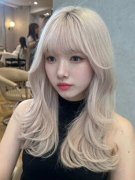 ロンド ルージュ 銀座店(Lond rouge) 簡単スタイリングヘアセンターパートゆるふわロングハイレイヤー