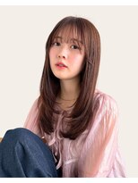 ジュール 銀座(Joule) 銀座駅/ブリーチなしダブルカラー/酸性ストレート/韓国/韓国ヘア