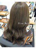 オリーブベージュ/髪質改善/カラー
