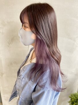 ニューカマー バイ ヘッドライト シブヤ(NEW COMER by HEADLIGHT shibuya) ラベンダーブラウン