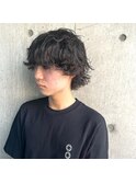 「NIKO」ラフウルフ×波巻きスパイラル　ゆるめツイスパ福岡天神