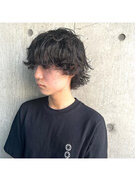 ニコフクオカヘアーメイク(NIKO Fukuoka Hair Make) 「NIKO」ラフウルフ×波巻きスパイラル ゆるめツイスパ福岡天神