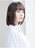 【中野葵穂】顔周りレイヤー ボブ 透明感カラー 髪質改善