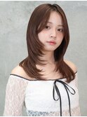 シャギーカット/20代/30代/40代/ワンカールミディ