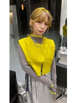 ワク 藤沢店(waku)&nbsp;イエロー　ハイトーン　ブリーチ