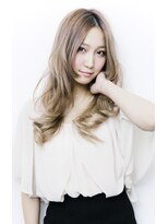 6Dエクステ 板橋店 アッシュベージュロングヘア