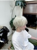 ホワイトカラー×マッシュウルフ