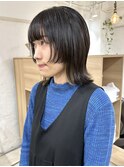 ボブウルフレイヤーカット 姫カット 顔まわりカット 髪質改善