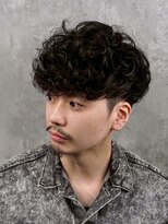 ヒロギンザバーバーショップ 神楽坂店(HIRO GINZA BARBER SHOP)&nbsp;綾野剛風無造作パーマ