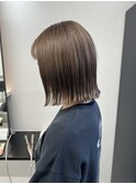 切りっぱなし　ハイトーン　ボブ