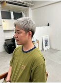 千葉駅MEN’S HAIR/サーフカール/刈り上げセンターパート